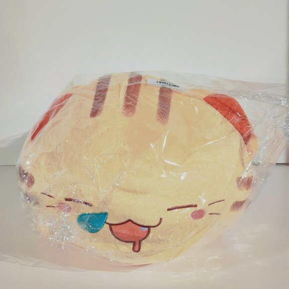 New Big Toreba Sleeping Orange Cat Taiga 45cm Plush Japan - Picture 2 of 3